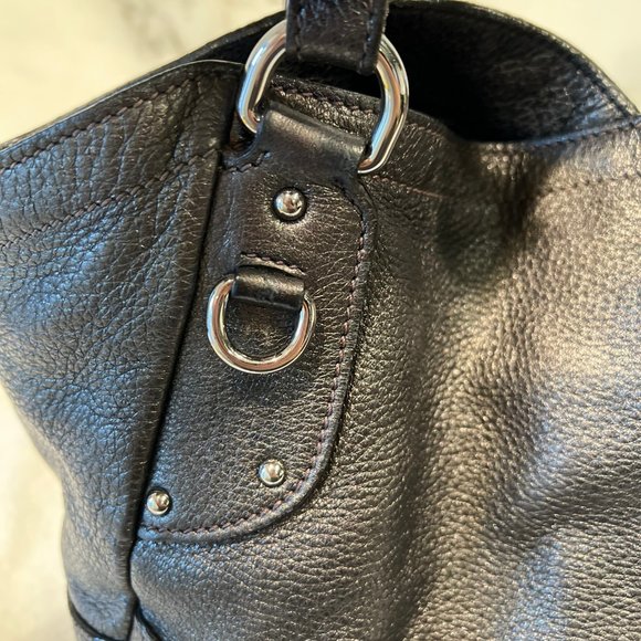 Prada Black Vitello Daino Satchel Bag - Picture 10 of 15